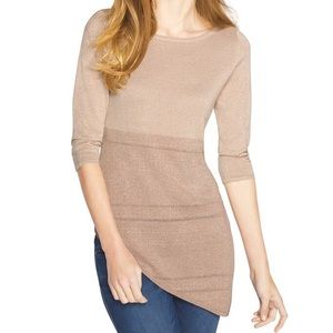 White House Black Market Color Block Sweater